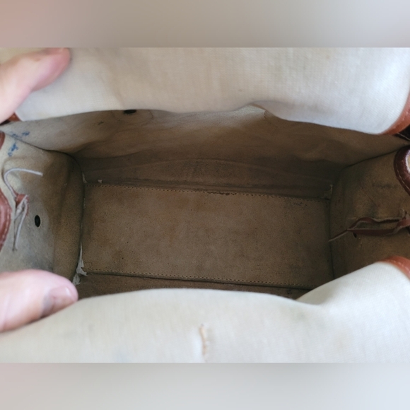 Dooney & Bourke Classic Two-Tone Leather Handbag - Picture 12 of 16